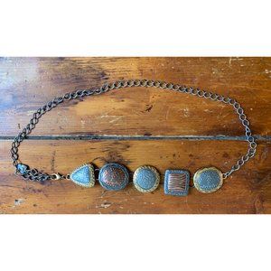 NWOT Chico’s Metal Chain Belt